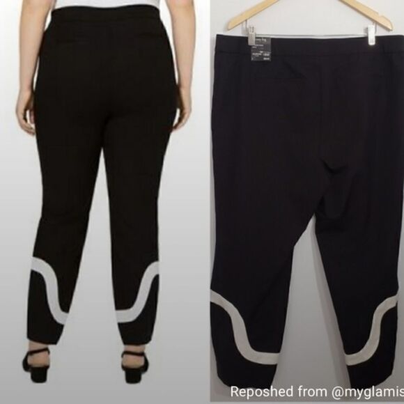 ALFANI ponte cotton blend skinny leg ankle pants - Picture 7 of 15